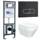 Комплект инсталляция с унитазом Weltwasser Mar JKS701410SMB цвет белый