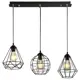 Люстра лофт подвесная IMEX 3*60Вт E27 MD.1716-3-P BK