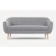 Диван прямой Divan.ru Роттердам 188x87x59 см велюр цвет серый УТ-00016376
