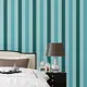 Обои флизелиновые Decoracion Разноцветные полоски 4x2.8 м бирюзовые/голубые 7012702