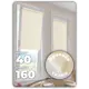 Рулонная штора Evoli ДУЭТ 40x160 см цвет светло-бежевый