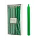 Свеча Horizon Candles цилиндрическая 230x20 мм 10 шт зеленая