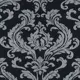 Обои флизелиновые Rasch Textil Cador черные 0.53 м O86699