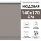 Рулонная штора Эскар 140x170 см цвет капучино