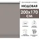 Рулонная штора Эскар 200x170 см цвет капучино
