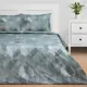 Комплект постельного белья Этель «Mint leaves» двуспальный, перкаль, разноцветный