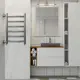Полотенцесушитель водяной лестница Indigo 480x700 см 1" нержавеющая сталь цвет графит металлик