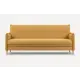 Раскладной диван Divan.ru Дара 94x93x60 см велюр цвет жёлтый