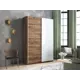 Шкаф-купе Мебельная Компания Е1 2 дверный 230x120x57 см 7 полок ЛДСП цвет крафтовый дуб 1Pds_120_Kt