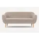 Диван прямой Divan.ru Роттердам 188x87x59 см велюр цвет бежевый УТ-00016375
