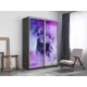 Шкаф-купе фотопечать Мебельная Компания Е1 2 дверный 240x160x45 см 7 полок ЛДСП цвет серый 45ef1011_160240_dm