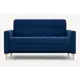 Раскладной диван Divan.ru Нумо 216x86x90 см велюр цвет синий