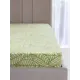 Простыня Estia Адалия 160x200 см сатин на резинке цвет зеленый