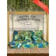 Матрас для качелей Everena 170x55x8 см хлопок бело-зеленый