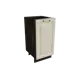 Напольный шкаф МС Ницца 1 дверь 40x81.60x47.80 см фасад кремовый МДФ каркас белый ЛДСП Сурская Мебель