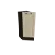 Напольный шкаф МС Ницца 1 дверь 30x81.60x56 см фасад кремовый МДФ каркас белый ЛДСП Сурская Мебель