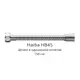 Шланг для душа Haiba HB45 в одинарной оплетке цвет хром