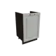 Напольный шкаф МС Ницца 1 дверь под мойку 50x81.60x47.40 см фасад серый МДФ каркас серый дуб ЛДСП Сурская Мебель
