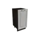 Напольный шкаф МС Ницца 1 дверь 40x81.60x47.80 см фасад серый МДФ каркас серый дуб ЛДСП Сурская Мебель