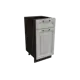 Напольный шкаф МС Ницца 1 дверь и ящиком 40x81.60x47.80 см фасад серый МДФ каркас серый дуб ЛДСП Сурская Мебель