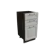 Напольный шкаф МС Ницца 3 ящика 40x81.60x47.80 см фасад серый МДФ каркас серый дуб ЛДСП Сурская Мебель