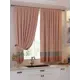 Комплект штор на ленте At Home Роксин 150x180 см вуаль цвет малиновый AT925038