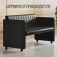 Диван Mvm mebel Визит 124 124x75x55 см искусственная кожа цвет черный экокожа