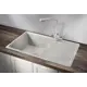 Мойка для кухни врезная Granula GR-7804 50x78 см глубина чаши 20 см кварц цвет светло-серый