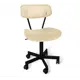 Стул подъемно-поворотный Sheffilton Sht-st85/s121м 46.5x87x54.5 см пластик цвет бежевый/черный