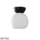 Светильник подвесной Ilamp Mono C6079-1-bk+wh 1 лампа 2.36 м² цвет белый, черный