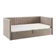 Кровать с подъемным механизмом Mebelson Твикс 212x78x101.5 см велюр цвет латте 170618.2763