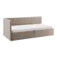 Кровать с подъемным механизмом Mebelson Твикс 211x78x101.5 см велюр цвет латте 170631.2763