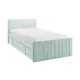 Кровать с ящиками Mebelson Твикс 101.5x78x212 см велюр цвет мятный 171565.2764