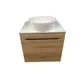 Тумба под раковину подвесная Sintesi STL.W7014_00004151974 60см с раковиной цвет белый