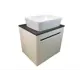 Тумба под раковину подвесная Sintesi STL.W7016_SIN-LVB-APP-401 60см с раковиной цвет белый