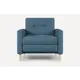 Мягкое кресло Divan.ru Нумо Мини 84x79x87 см рогожка цвет синий УТ-00016599