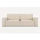 Раскладной диван Divan.ru Эби 254x87x122 см велюр цвет бежевый