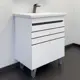 Тумба под раковину напольная Comforty 00-00015236 70см цвет белый, с раковиной