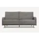 Раскладной диван Divan.ru Арил 205x101x115 см велюр цвет тёмно серый