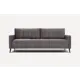Раскладной диван Divan.ru Маркфул 217x86x103 см велюр цвет серый