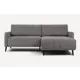 Раскладной диван Divan.ru Маркфул 220x88x175 см велюр цвет серый
