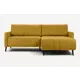 Раскладной диван Divan.ru Маркфул 220x88x175 см велюр цвет жёлтый