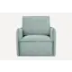 Мягкое кресло Divan.ru Ольен Мини 88x87x108 см велюр цвет зелёный
