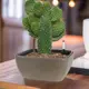 Кашпо Square stone Planta vita d 28 см 12 см 4.9 л пластик коричневый