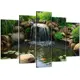 Картина модульная на стену ДоброДаров Маленький водопад 140x80 см MD0840