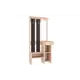 Шкаф для обуви Mebelson 78x180x34 см 6 полок ЛДСП цвет дуб/венге