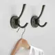 Крючки мебельные Cappio simple двухрожковый графит 4 шт