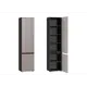 Шкаф Mobi 50x205.2x41.3 см ЛДСП цвет антрацит 0164/веллюто капучино