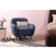 Мягкое кресло Divan.ru Ансил 85x78x90 см искусственный мех цвет синий