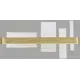 Настенный светильник светодиодный Wertmark We461.01.301 теплый белый свет цвет золото